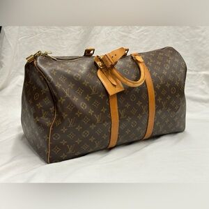 LOUIS VUITTON KEEPALL 50 DUFFLE BAG